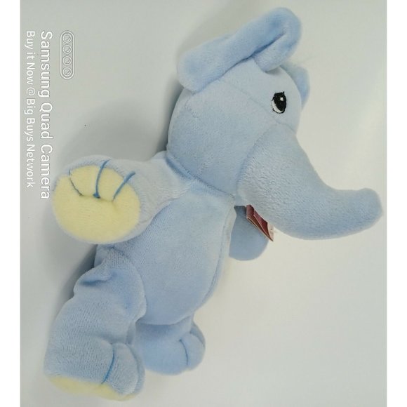 1997 Enesco Precious Moments 8" Tender Tails "Blue Elephant" Soft Plushie Luvey - Picture 3 of 12